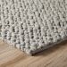Dalyn Rugs Gorbea GR1 Silver 6'0" x 6'0" Square Room Scene