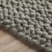 Dalyn Rugs Gorbea GR1 Silver 6'0" x 6'0" Square Room Scene