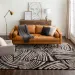 Karastan Rugs Rendition By Stacy Garcia Home Arcoa Obsidian 1'6" x 1'6" Square Room Scene