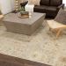 Karastan Rugs Cabrillo Iberia Light Silver 6'0" x 9'0" Room Scene