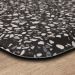 Mohawk Dri-pro Cushion Mat Terrazo Tile Black 1'6" x 2'6" Room Scene