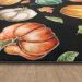 Mohawk Dri-pro Deluxe Cushion Mat Harvest Chalk Pumpkin Multi 1'8" x 3'6" Room Scene