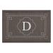 Mohawk Textured Entry Mat Flagstone Monogram D Multi 2'0" x 3'0" Collection