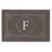 Mohawk Textured Entry Mat Flagstone Monogram F Multi 2'0" x 3'0" Collection