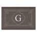 Mohawk Textured Entry Mat Flagstone Monogram G Multi 2'0" x 3'0" Collection