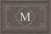 Mohawk Textured Entry Mat Flagstone Monogram M Multi 2'0" x 3'0" Collection