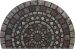 Mohawk Doorscapes Mat Mosaic Mythos Stone Multi 1'11" x 2'11" Slice Collection
