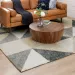 Karastan Rugs Bowen By Drew & Jonathan Home Oblique Tan Room Scene