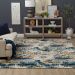 Karastan Rugs Vanguard By Drew & Jonathan Home Placid Majolica Blue Room Scene