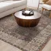 Karastan Rugs Echo Tesorino Pudra 1'6" x 1'6" Square Room Scene