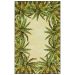 Mohawk Prismatic Verde Palm Border Green Collection