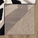 Karastan Rugs Rendition By Stacy Garcia Home Zagoria Soot 1'6" x 1'6" Square Room Scene