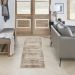 Nourison Home Rustic Textures BEIGE 2'2" x 7'6" Runner Room Scene