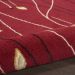 Nourison Home Grafix Red 8' x Round Room Scene