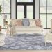 Waverly Washables Collection Grey 7'10" x 9'10" Room Scene