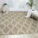 Nourison Home Tranquility Taupe 3'9" x 5'9" Room Scene