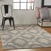 Nourison Home Tranquil Grey/Pink 5'3" x 7'3" Room Scene