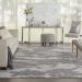 Nourison Home Zermatt Grey/Ivory 7'10" x 9'10" Room Scene