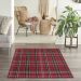 Nourison Home Grafix Red Room Scene