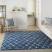 Nourison Home Twilight Navy 7'9" x 9'9" Room Scene