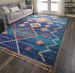 Nourison Home Nomad Navy 6'7" x 9'6" Room Scene