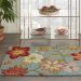 Nourison Home Fantasy Aqua Room Scene