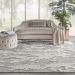 Nourison Home Zermatt Ivory/Grey 7'10" x 9'10" Room Scene