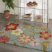 Nourison Home Fantasy Aqua Room Scene