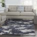 Nourison Home Zermatt Blue/Grey 4' x 6' Room Scene