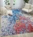 Nourison Home Twilight Red/Blue 7'9" x 9'9" Room Scene