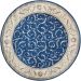 Nourison Home Somerset Navy 5'6" x Round Collection
