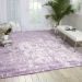 Nourison Home Silk Shadows Amethyst 9'9" x 13'9" Room Scene