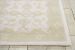 Nourison Home Zephyr Ivory/Green 2'3" x  8' Runner Room Scene