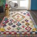 Nourison Home Nomad Ivory/Multicolor 3'11" x 6' Room Scene