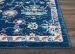 Nourison Home Fusion Navy/Pink 7'10" x 10'6" Room Scene