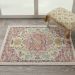 Nourison Home Passion Ivory/Pink Room Scene