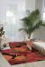 Nourison Home Fantasy Black Room Scene