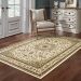 Oriental Weavers Kashan 119w Ivory 6'7" x 9'6" Room Scene