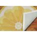 Liora Manne Frontporch Lemon Slice Yellow Room Scene