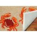 Liora Manne Frontporch Crabs Natural Room Scene