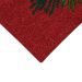 Liora Manne Natura Happy Holidays Holly Red 1'6" x 2'6" Room Scene