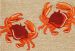 Liora Manne Frontporch Crabs Natural Collection