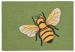 Liora Manne Frontporch Bee Green Collection