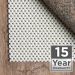 15 Year Warranty Area Rug Pad 5' X 8' Rectangular Pre-packaged Collection