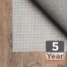 5 Year Warranty Area Rug Pad 6' X 9' Rectangular Pre-packaged Collection