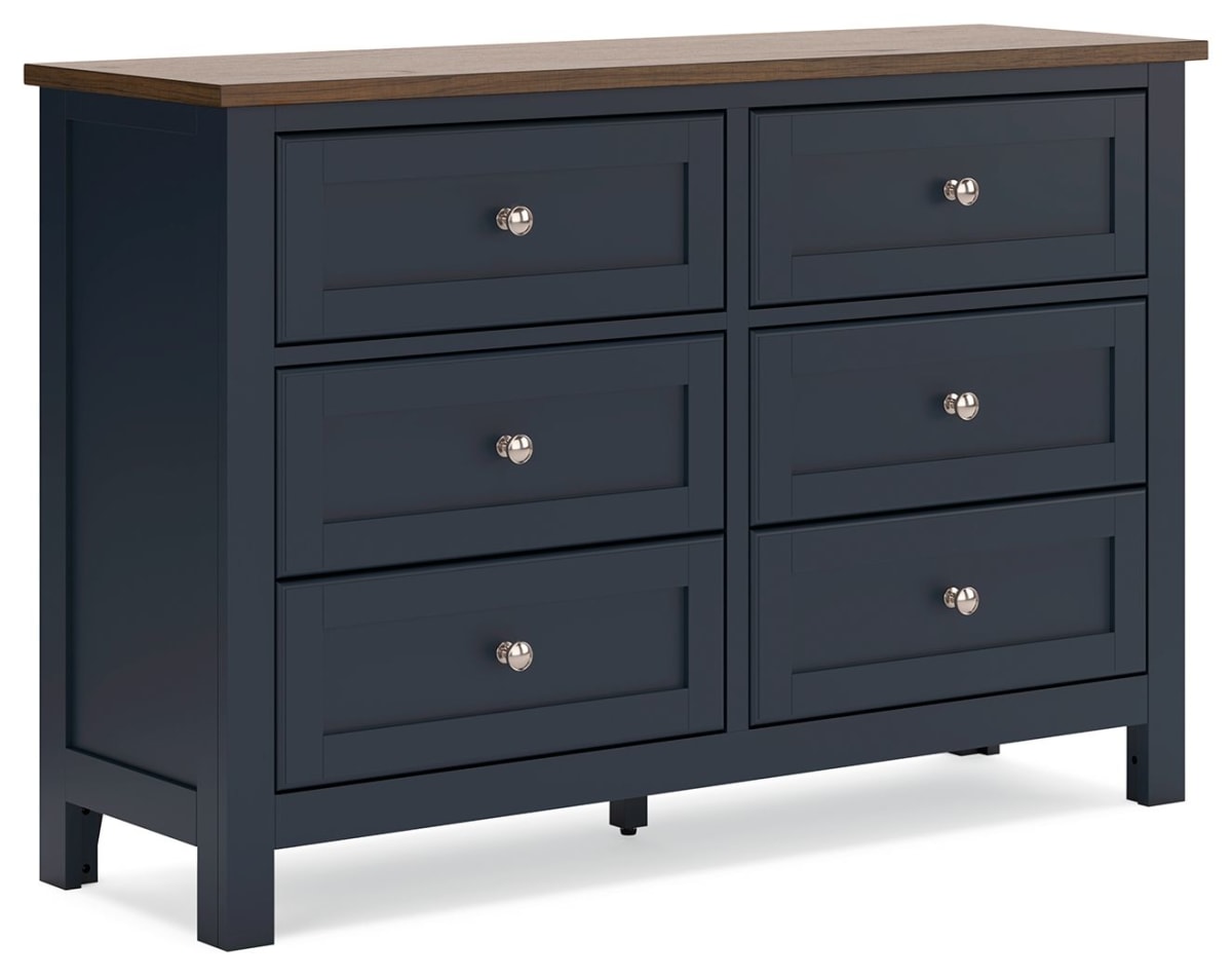Landocken Dresser - Blue/Brown Landocken Dresser - Blue/Brown