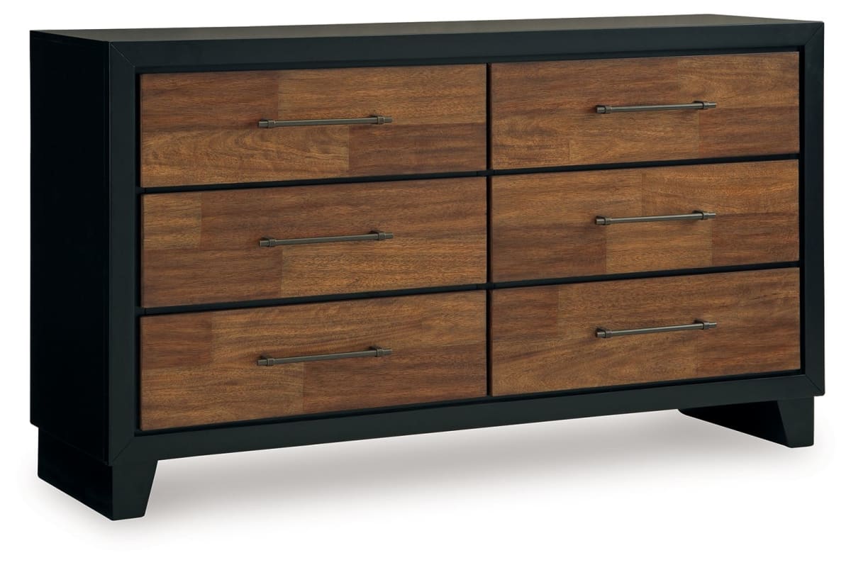 Kraeburn Dresser - Brown/Black Kraeburn Dresser - Brown/Black