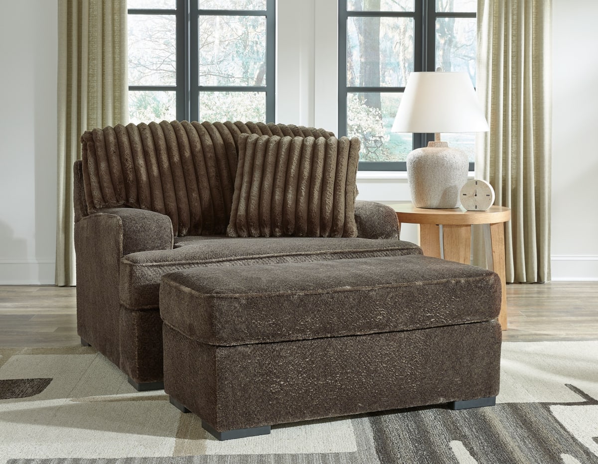 Aylesworth Ottoman - Chocolate Aylesworth Ottoman - Chocolate