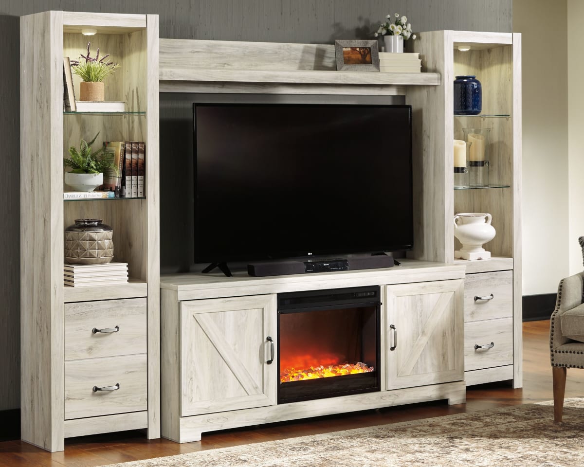 Bellaby 5 Piece Entertainment Unit - Whitewash Bellaby 5 Piece Entertainment Unit - Whitewash