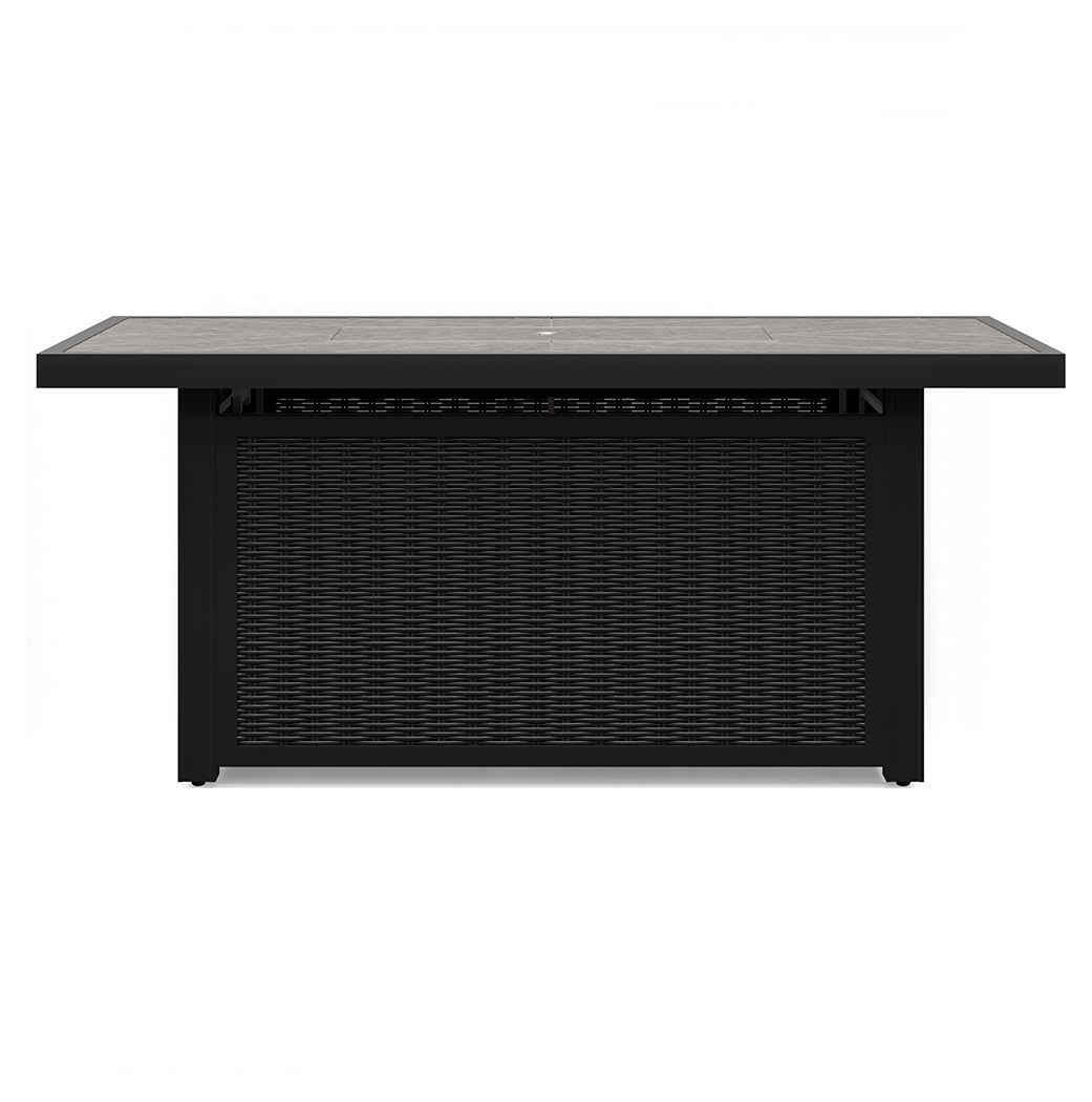 Beachcroft Outdoor Rectangle Dining Table - Black/Light Gray Beachcroft Outdoor Rectangle Dining Table - Black/Light Gray